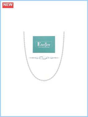 2mm 925 Sterling Silver Rope Chain Necklace 22 Inch Women